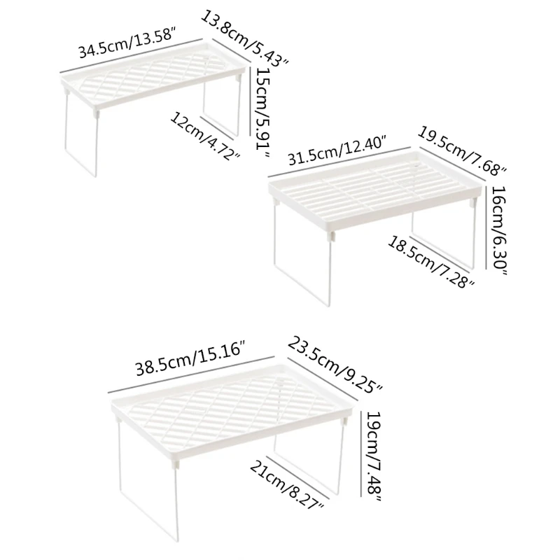 

Home Closet Organizer Storage Shelf for Kitchen Rack Space Saving Wardrobe Decor