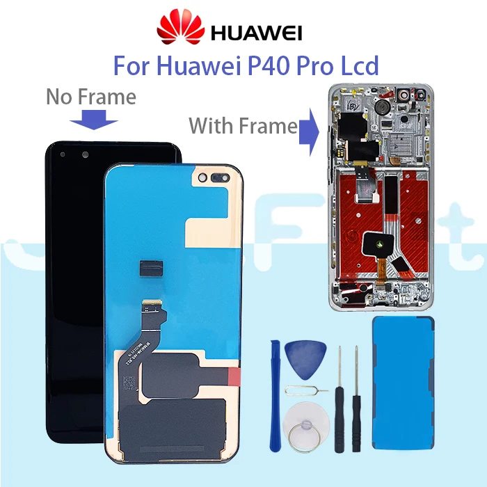 Для Huawei P40PRO LCD P40 Pro ЖК-дисплей ЖК-экран сенсорный дигитайзер сборка 100%