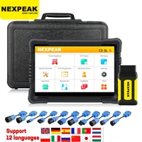 nexpeak k2 heavy duty truck diagnostic scanner engine abs airbag dpf cluster calibration full system truck diesel obd diagnostic