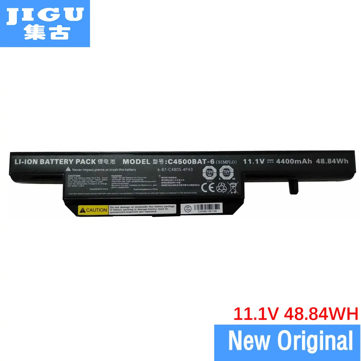 Аккумулятор JIGU 6-87-C450S-4R4 6-87-C480S-4P42 для CLEVO серии B4100M W150 W150HRQ | Компьютеры и офис
