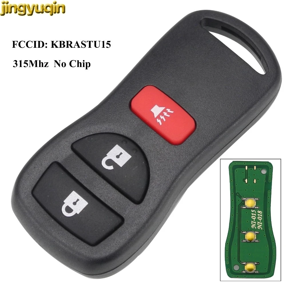 Jingyuqin брелок KBRASTU15 с 315 МГц для Nissan Armada Frontier Murano Pathfinder Quest Titan Xterra 2005 2006 2007 3