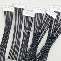5cm 24 awg eh2 54 eh 2 54mm 2 54 2p3p4p5p6 pin female female double connector with flat cable 50mm 1007