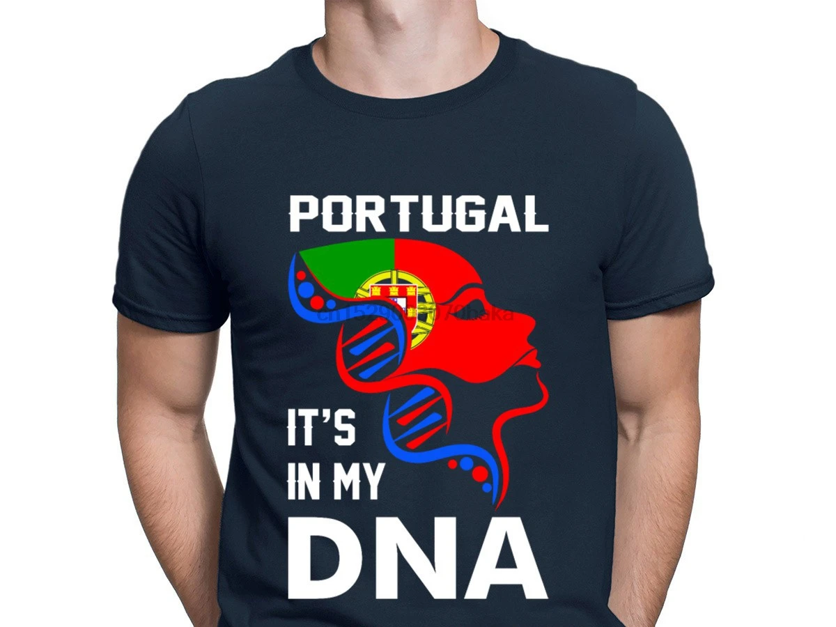 Футболки с надписью It In My Dna Португалия Юмористическая личность лучшая модель 3xl