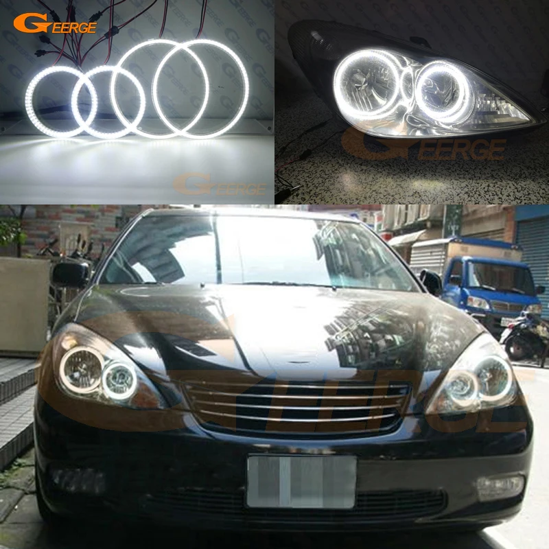 Для Toyota Windom MCV30 2001 2002 2003 ультра яркий SMD СВЕТОДИОДНЫЙ ангельские глазки набор