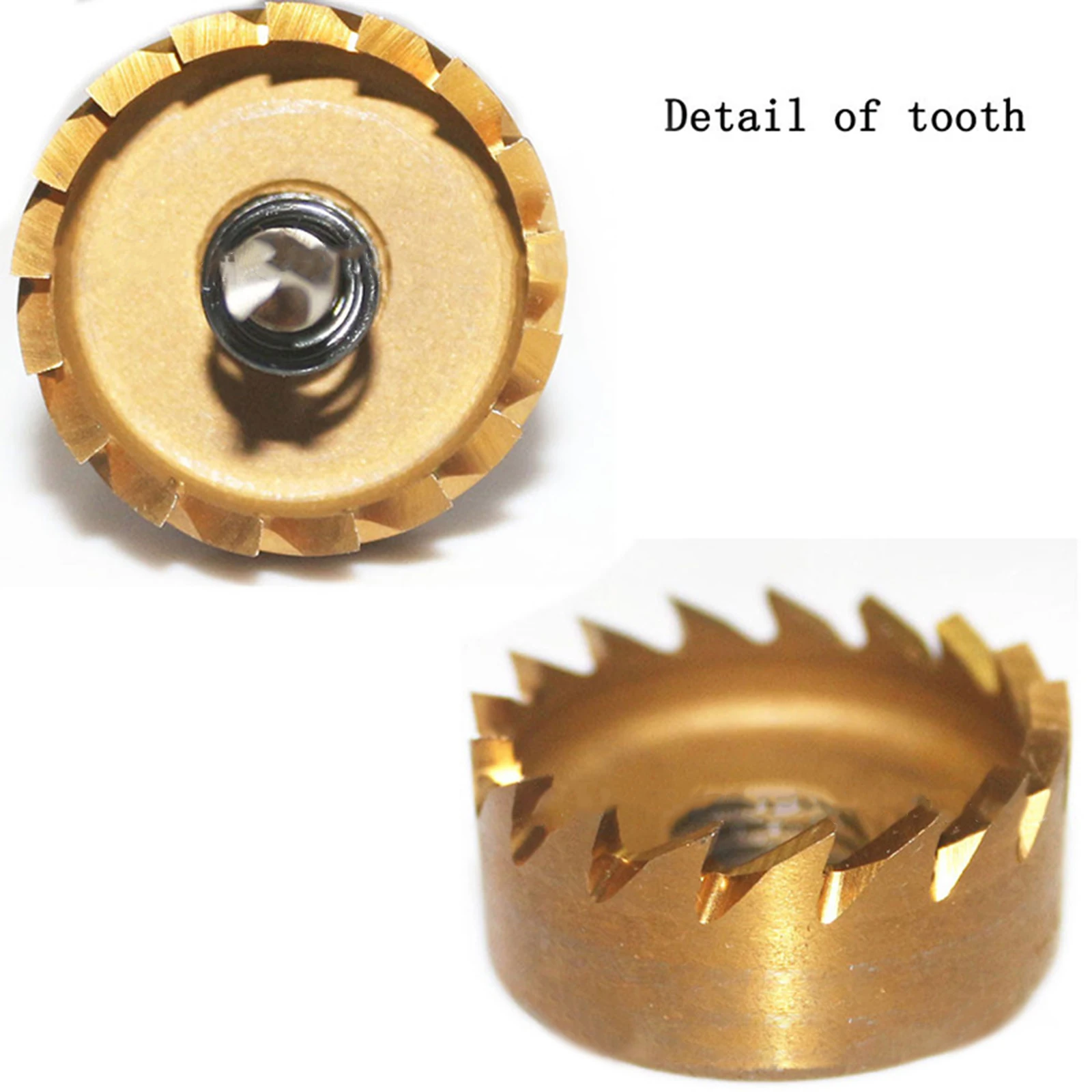 

M35 Gold Coated Hole Sawtooth For Power Tools High Speed Steel Titanium 16/18.5/20/25/30mm Plated Serrated Tapping Device