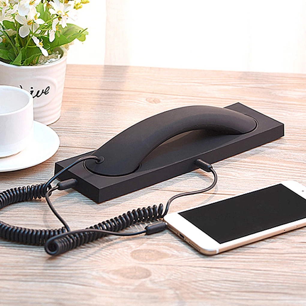 Новый Портативный телефонными трубками трубки наушники телефоны в стиле ретро