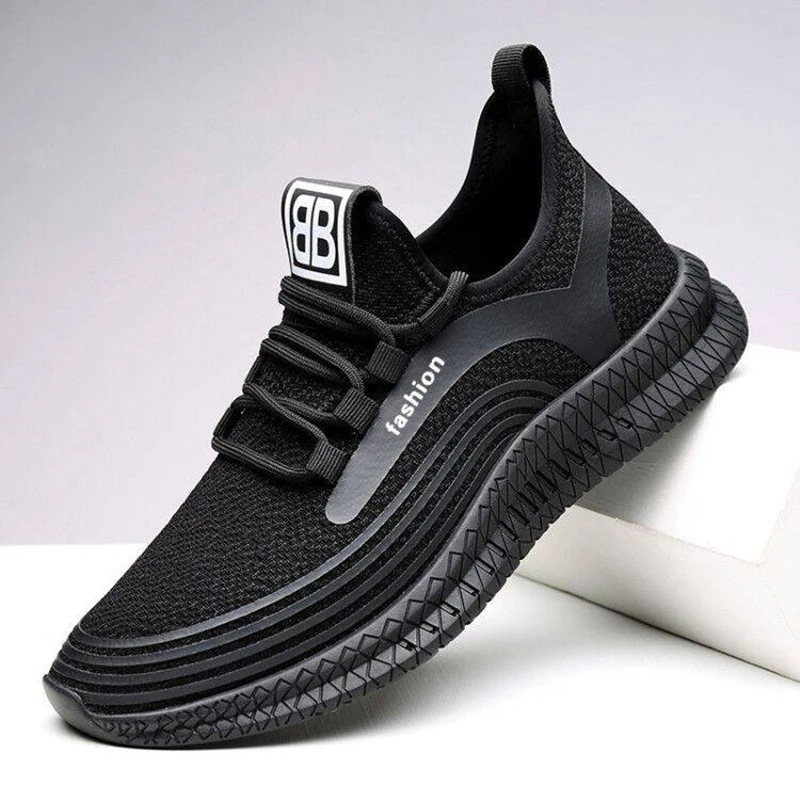 Outdoor Men Shoes White Black Sneakers Air Mesh Quick Dry Breathable Vulcanize 39-44 Running Jogger Mens Gym | Спорт и развлечения