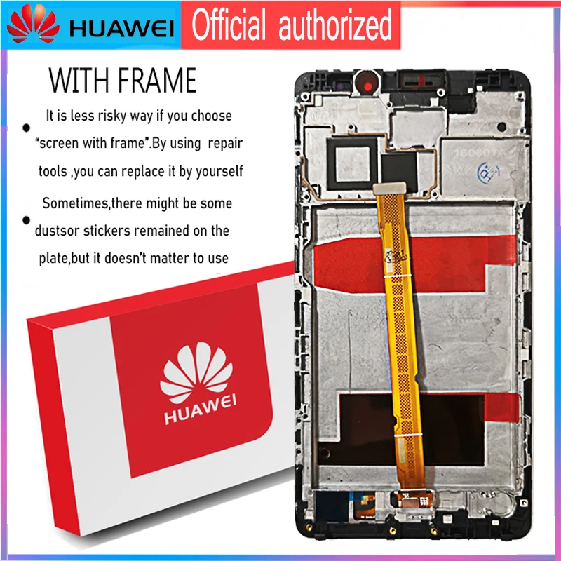 Оригинальный чехол для Huawei Mate 8 ЖК-дисплей сенсорный экран с рамкой Digitizer Замена