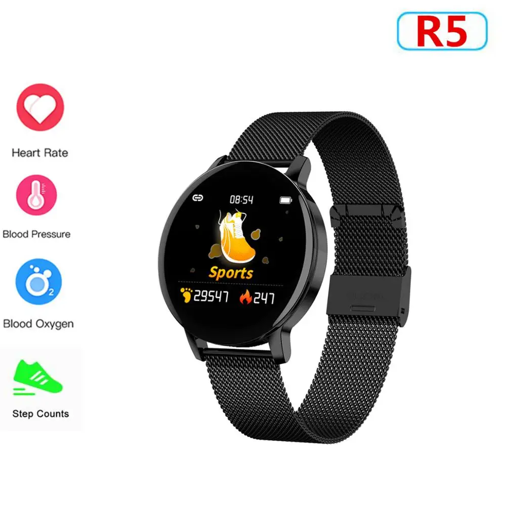 R5 Смарт-часы для бега фитнеса наручные часы мужчин и женщин браслет сердечный