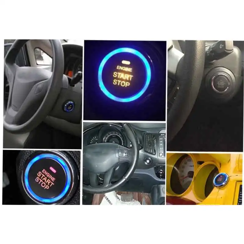 

central locking universal with alarm remote start key fob central lock car start stop button signaling starline car alarm autost