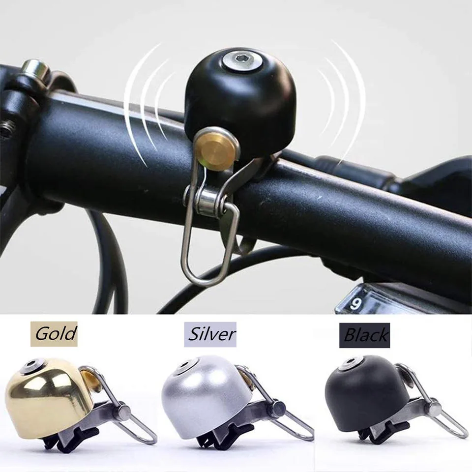 

2020 New Bike Bell Retro Loud Sound Bicycle Bell for Mountain Bike Road Bike 22-36mm Handlebars