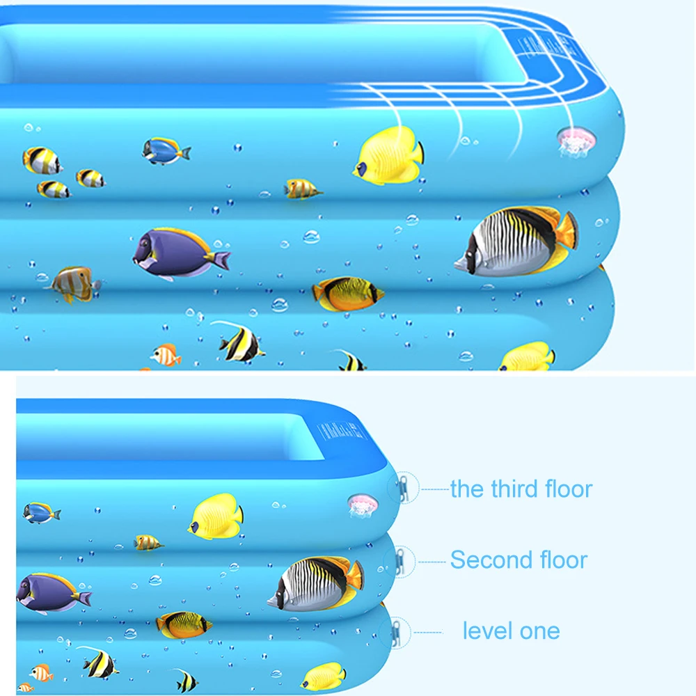 Детская ванна для детского домашнего использования детский надувной летний