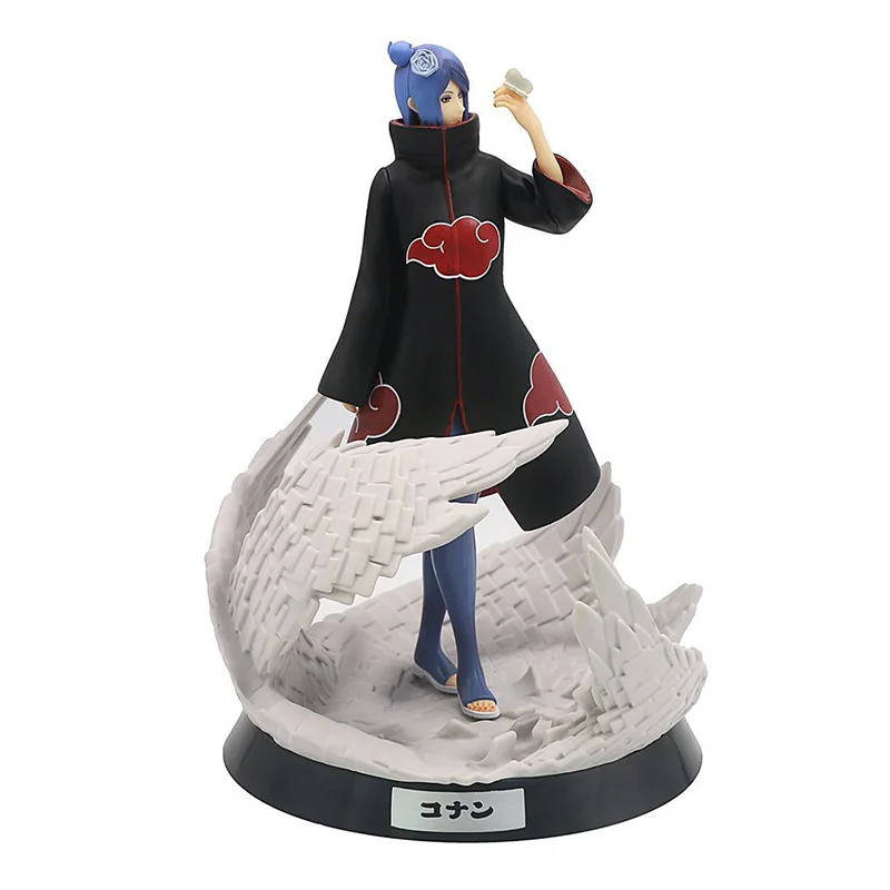 Аниме экшн-фигурка Наруто Shippuden Akatsuki Konan Figma 26 см ПВХ Модель статуя-прототип