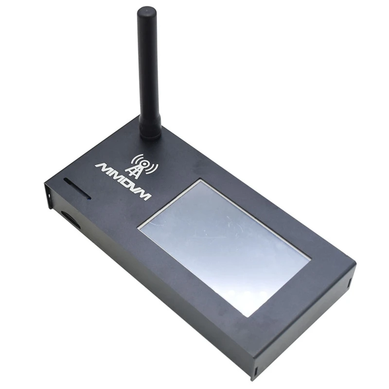 Günstig MMDVM Hotspot + Raspberry Pi Null W + 3,2 Inch LCD Sn + Antenne + 16G Karte + Aluminium Fall Unterstützung P25 DMR YSF UHF VHF