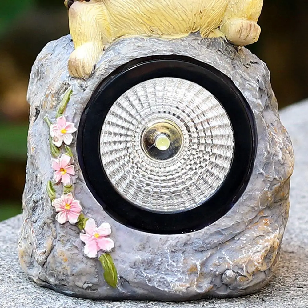 

Solar Garden Statue Outdoor Decorative Ornaments Hedgehog Figurine Yard