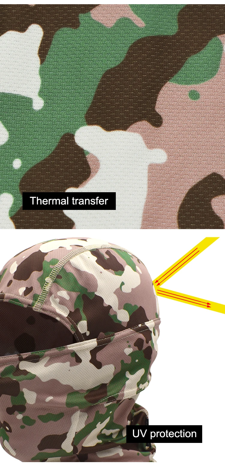 Маска WOSAWE на все лицо для езды мотоцикле лыжах камуфляжная модель обогреватель