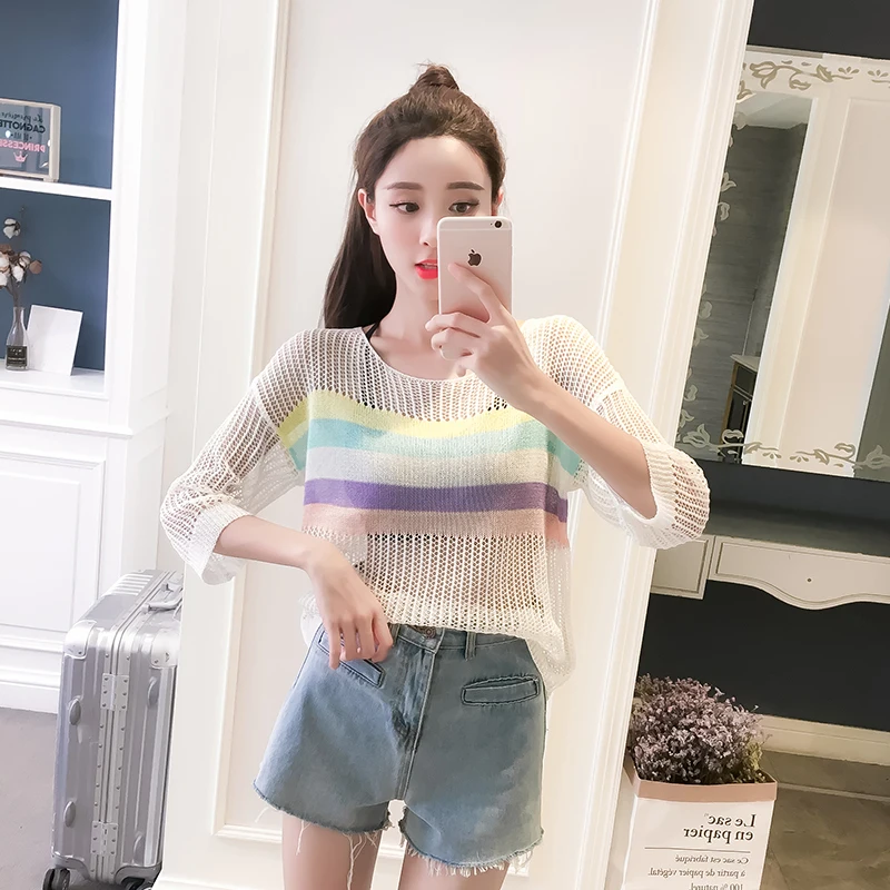 

Cheap wholesale 2019 new Spring Summer Autumn Hot selling women's fashion netred casual t shirt lady beautiful nice Tops BP314