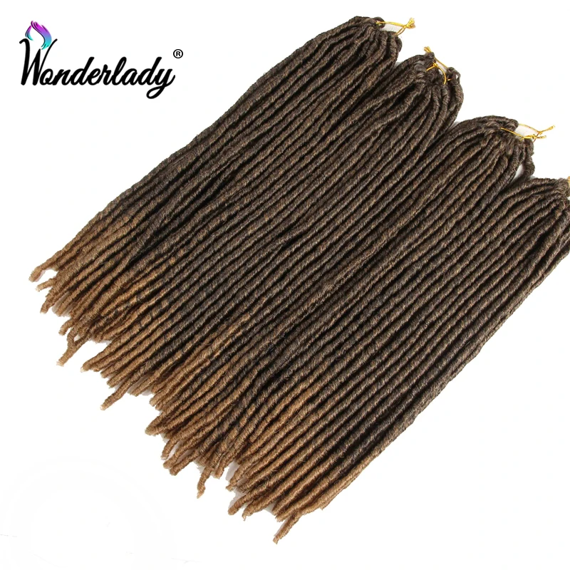 WonderLady дреды вязаные крючком косы длинные Омбре канекалон плетеные волосы для