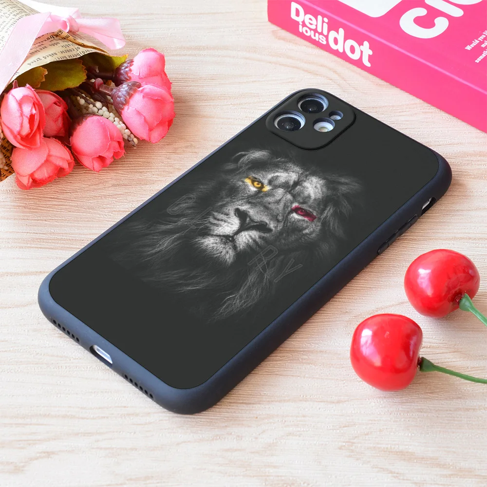 

For iPhone Galatasaray Aslan Print Soft Matt Apple Case