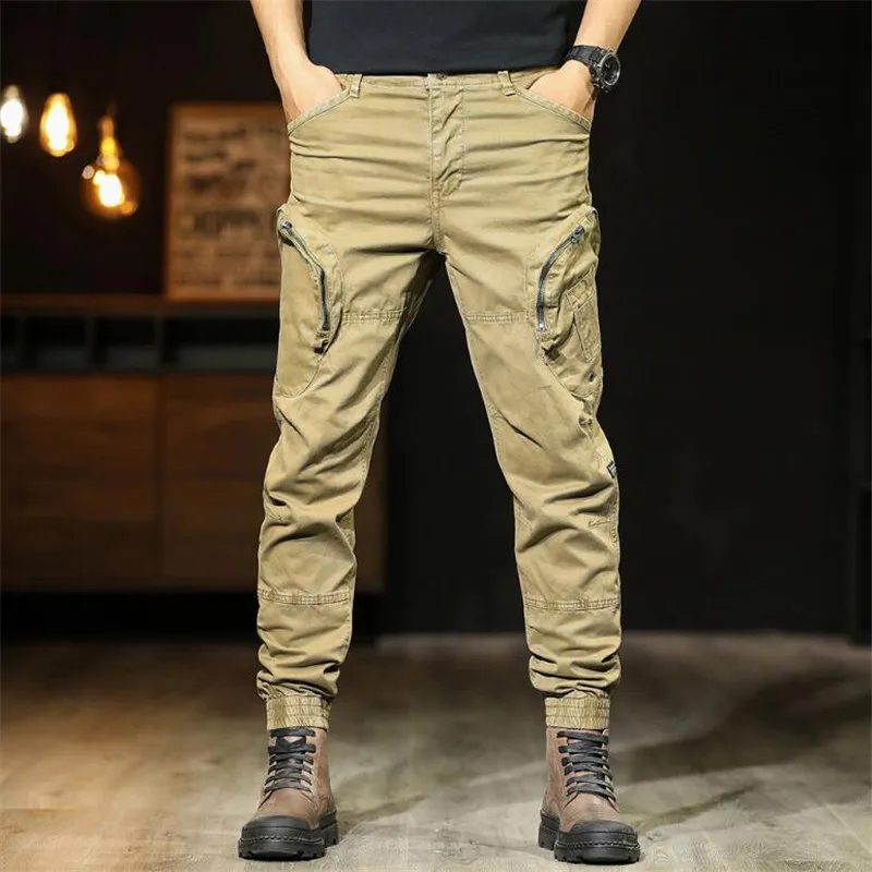 

Брюки-карго MORUANCLE мужские повседневные, уличные штаны с карманами, для пешего туризма, скалолазания, охоты, рабочая одежда, джоггеры, 100% хлоп...