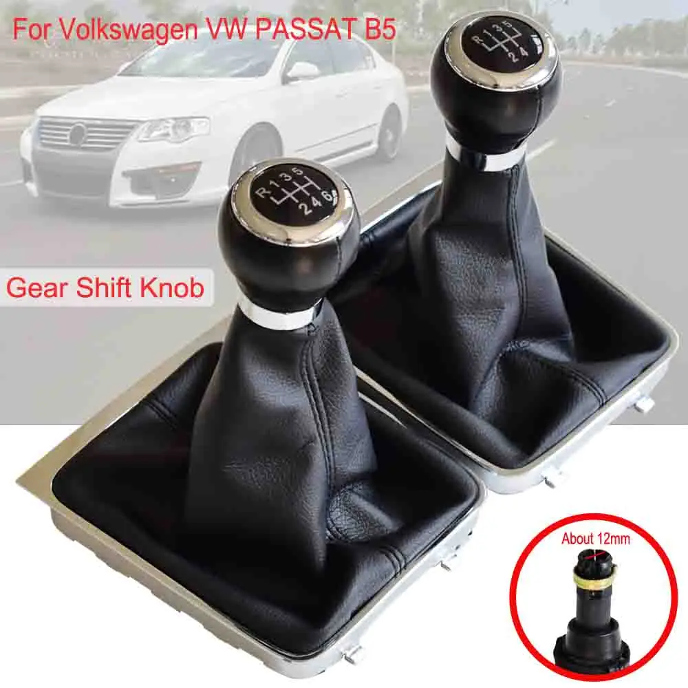 Ручная рукоятка ручной рычаг с чехлом для Volkswagen VW Passat B6 B7 2005-12 5 6 скоростей