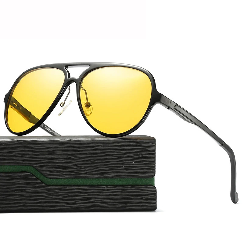 Очки ночного видения YSO для мужчин и женщин поляризационные желтые очки вождения