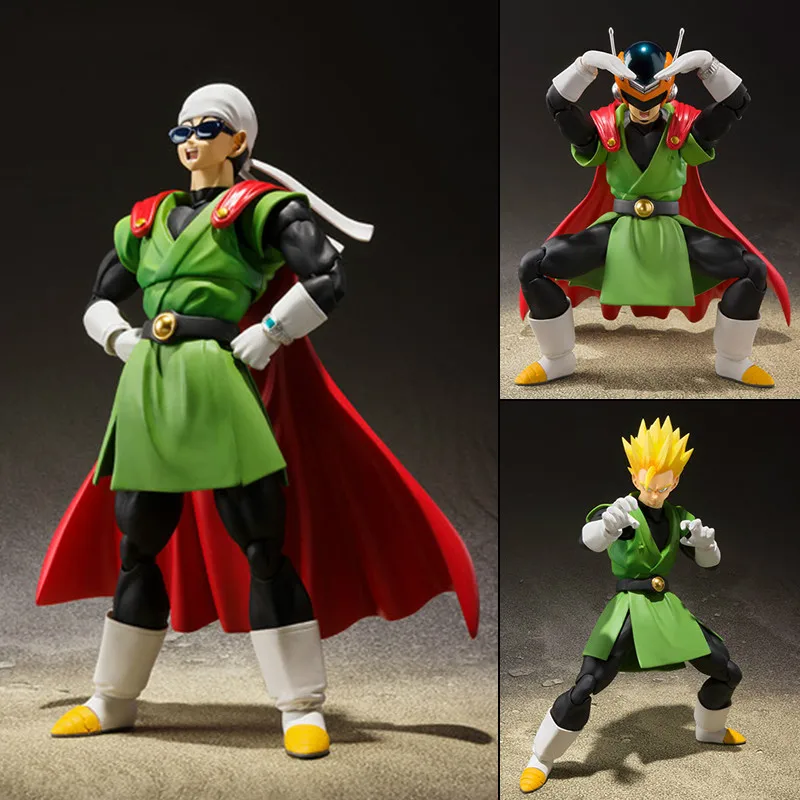 

14cm Anime Dragon Ball Z SHF Super Masked Saiyan Son Gohan Action Figures Master Stars Piece Dragonball Figure Model Toy