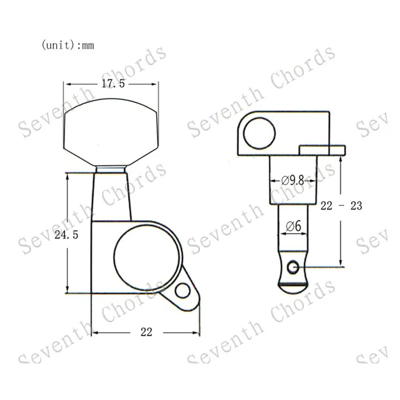 6R Струны для электрогитары кнопки колышки ключи тюнер головки станка запчасти