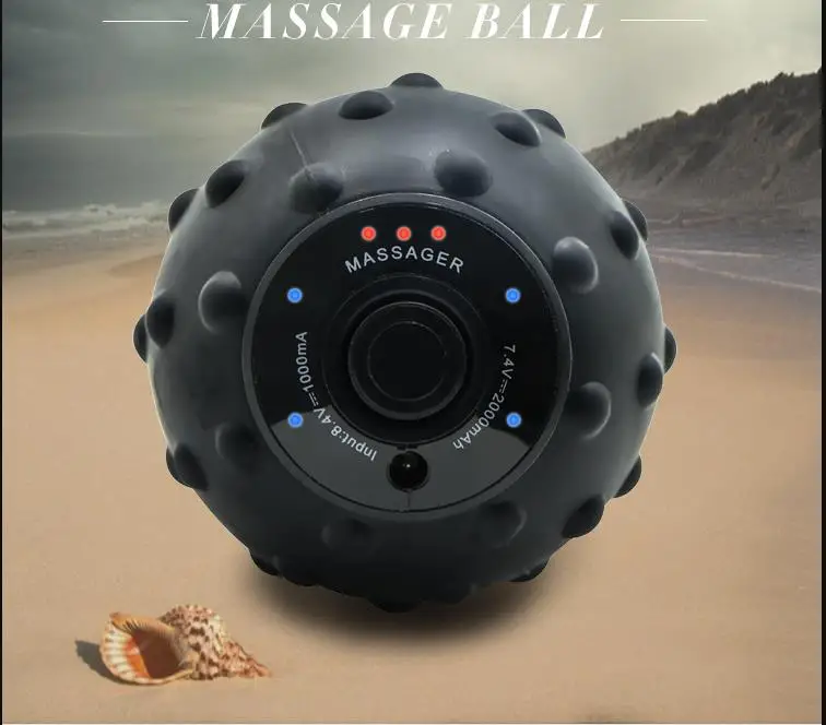 Вибрационный Массажный мяч электрический массажный ролик фитнес-мяч
