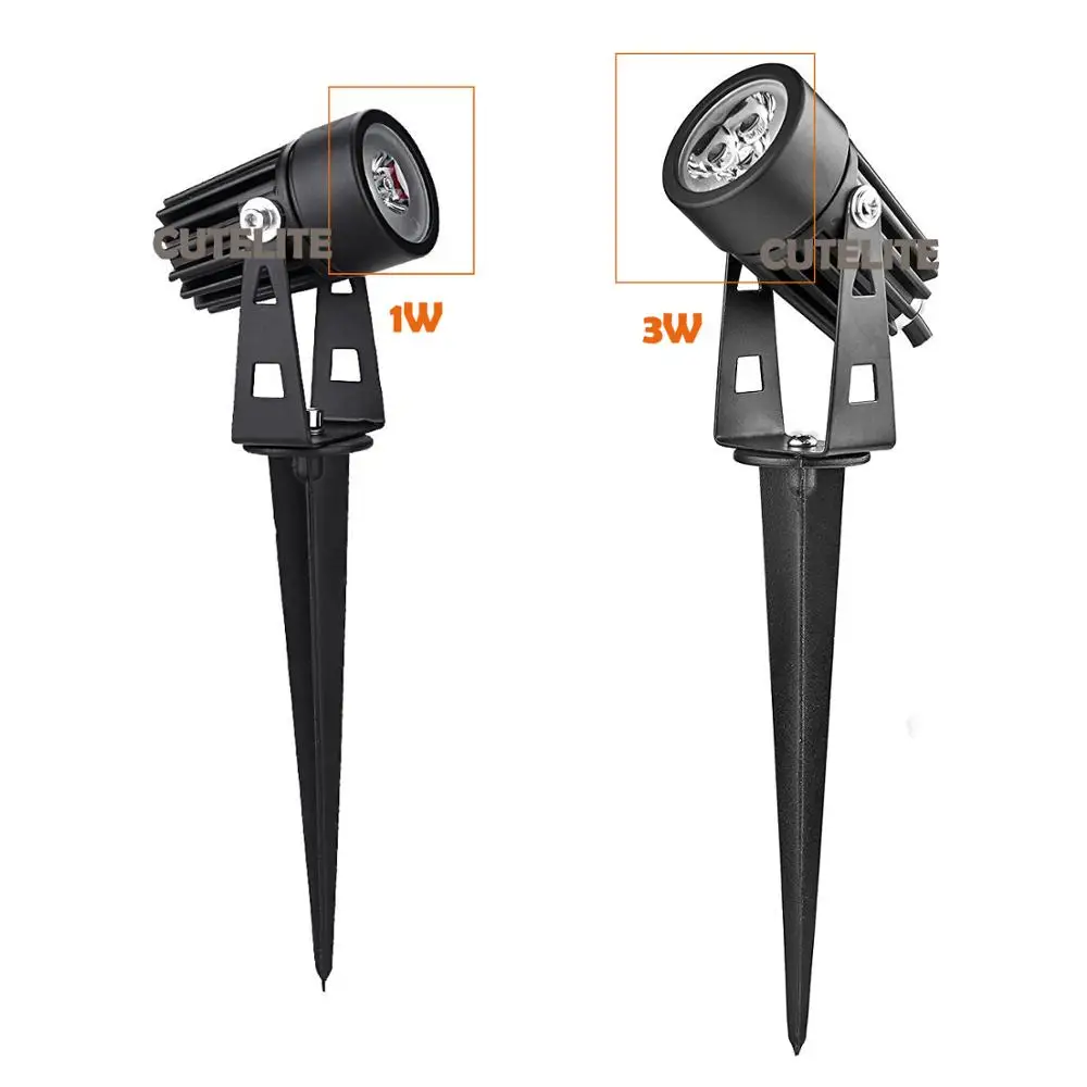 Уличный светодиодный садовый светильник для газона 3 Вт водонепроницаемый IP65 220 В