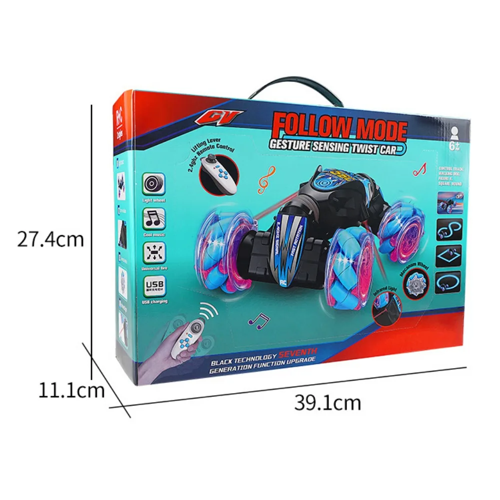 

Children Off-road Climbing Cart Toys Body Sensation Remote cCross-border control GestureSpecial Twisting Car With Music Light