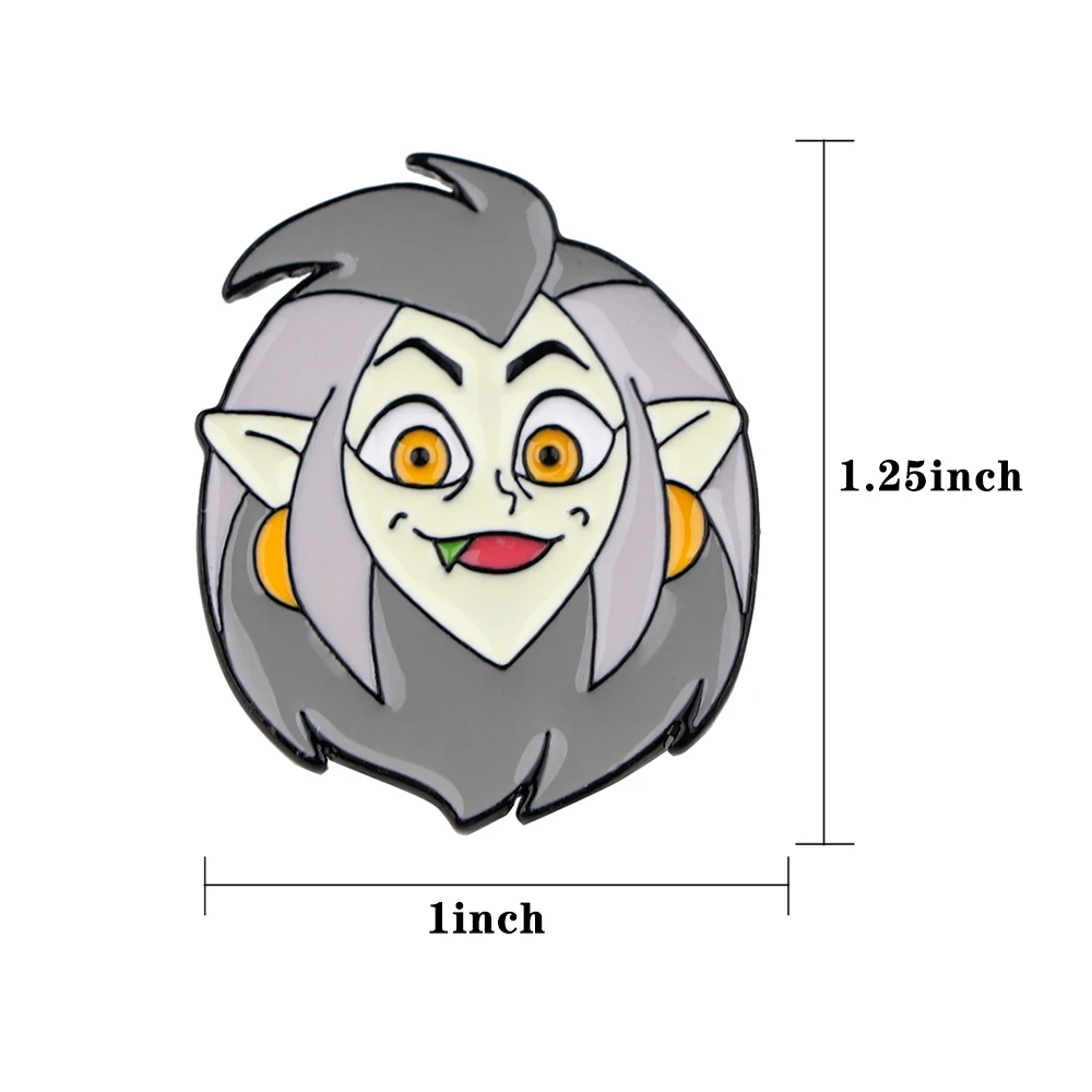 lt1256 the owl house badges with anime enamel pin brooches bag lapel pin cartoon badges on backpack jewelry gifts free global shipping