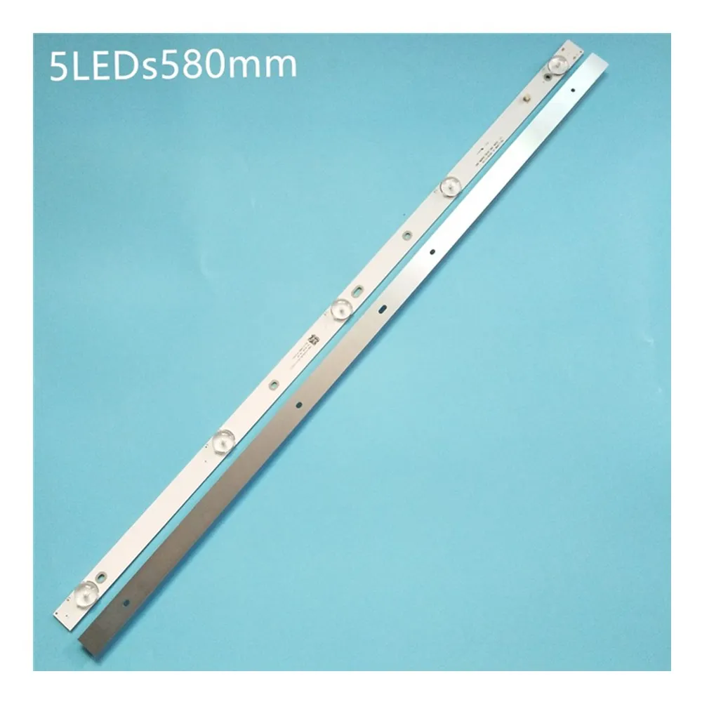 

580mm LED Backlight strip 5 lamps For 32'' LCD TV MS-L1598 V1 32DN 2*5_3030_300MA_30V 6V/LED