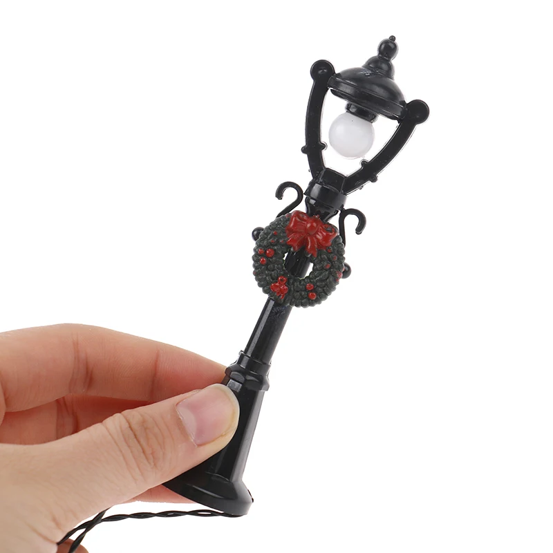 Новинка 1/12 мини-кукольный домик модель стула с освесветильник ением Миниатюрные