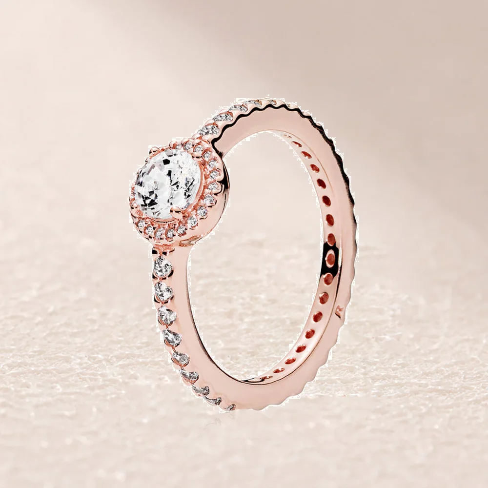 

180946CZ ROSE CLASSIC ELEGANCE RING