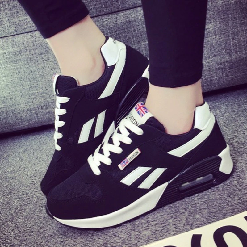 Новинка спортивная обувь на воздушной подушке женские дышащие сетчатые