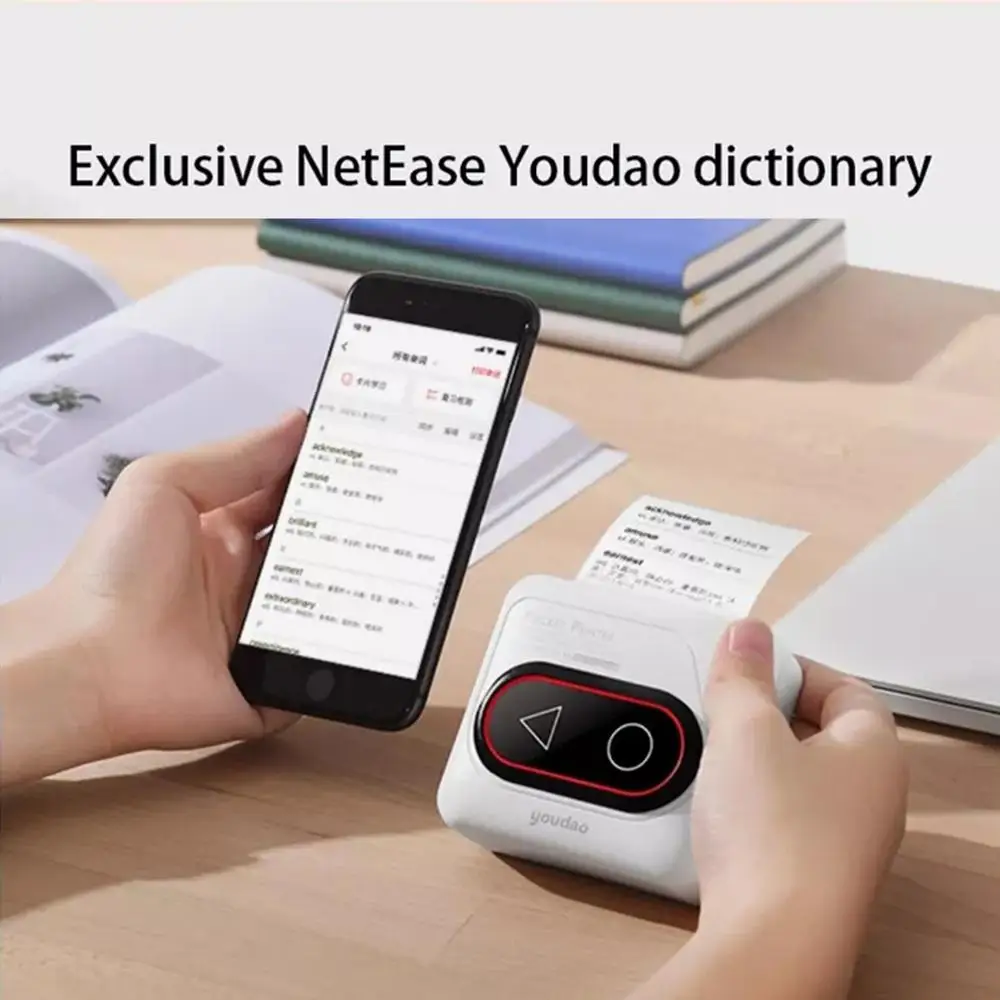 Xiaomi Mijia Youdao G4 карманный портативный принтер термопринтер Bluetooth HD 306 точек/дюйм