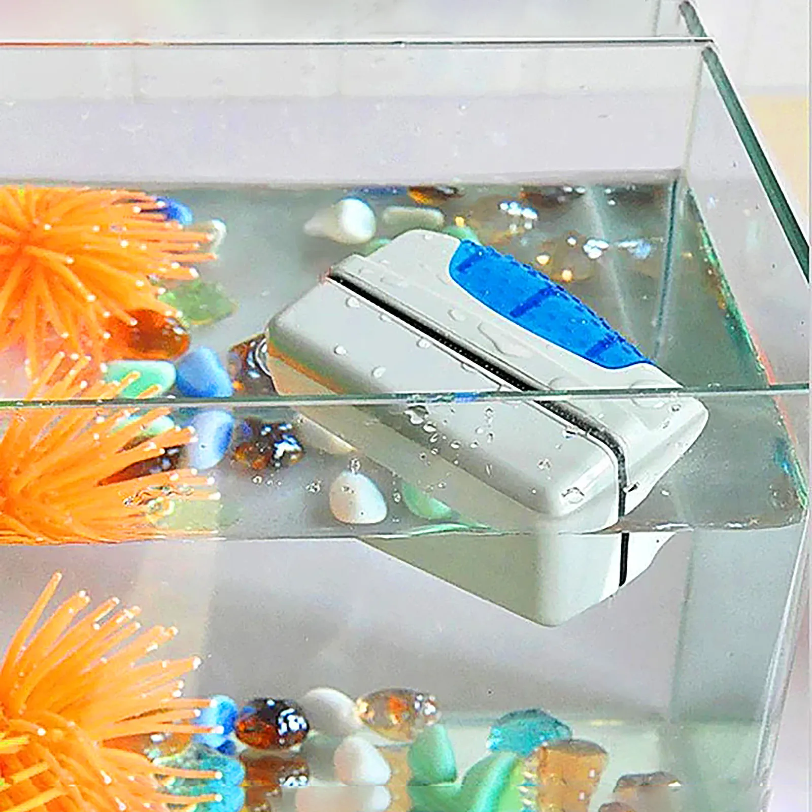 Новая магнитная аквариума Стекло водорослей скребок очиститель Магнитная щетка