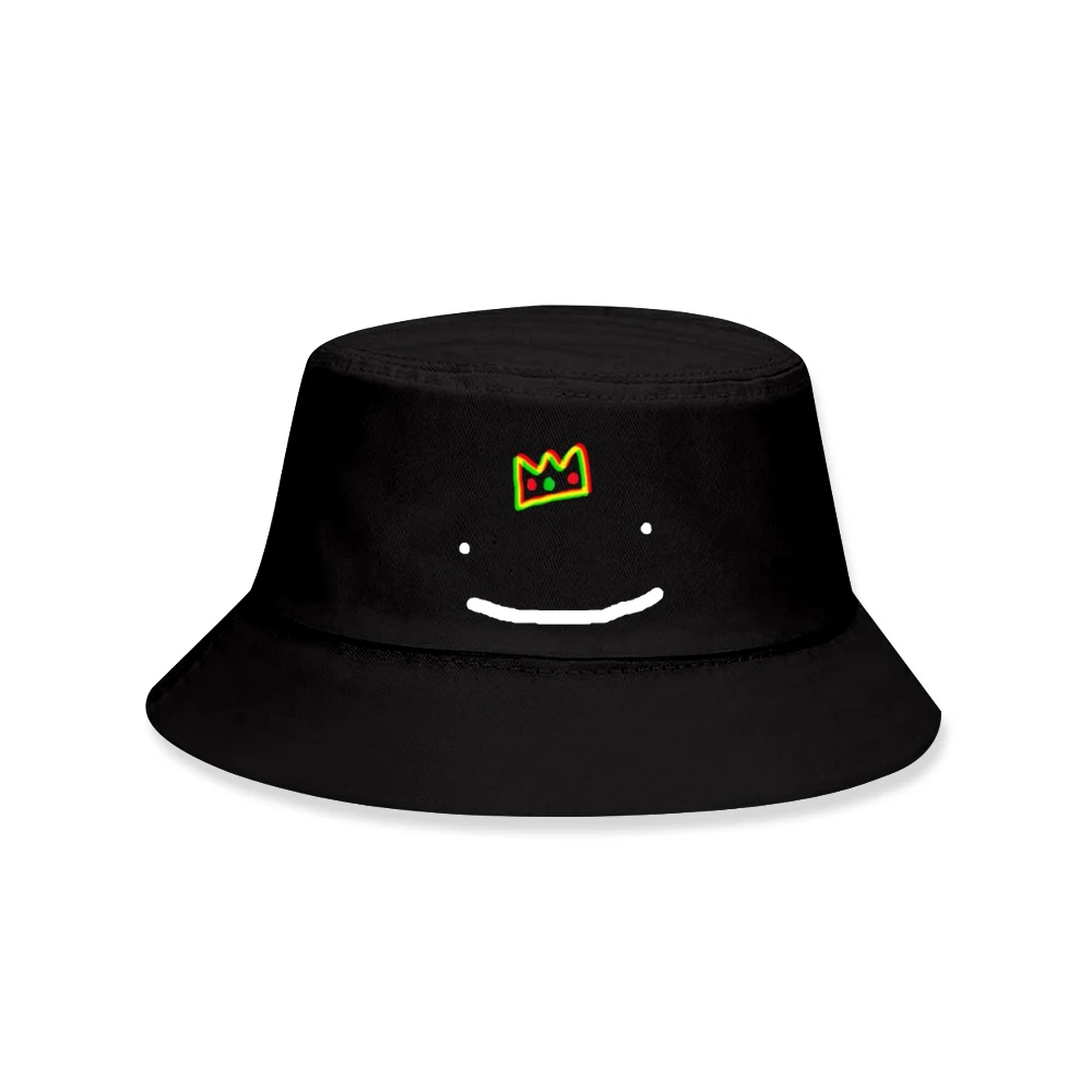 Ranboo Merch כובע חלום צוות SMP מכתב הדפסת יוניסקס דלי כובע Ranboo לוגו דייג כובע