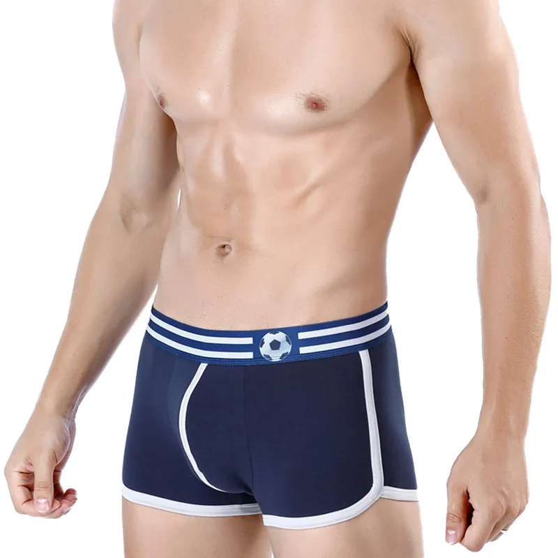 Хлопковое нижнее белье для мужчин боксеры трусы мужские сексуальные дышащие
