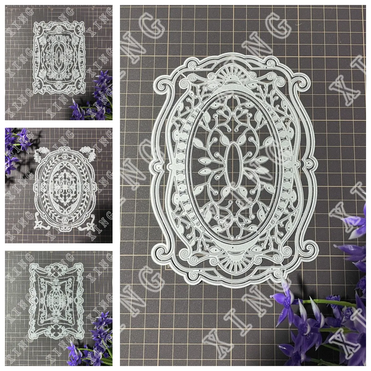 

Fancy Simply Classic Rectangle Oval Frame New Arrive Metal Cutting Dies Diy Scrapbook Embossed Paper Card Album Craft Template