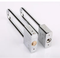 high quality long lock beam stainless steel bike padlock anti theft door cabinet drawer gate lock with keys