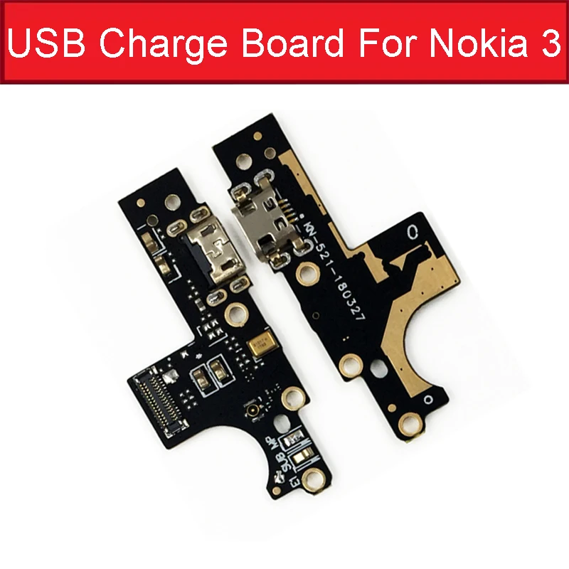 Плата для зарядки микрофона и USB для Nokia 1, 2, 2,1, 3, 3,1, 5, 5,1 Plus, X5, 2GEN, TA-1054, микрофонная зарядка, usb-разъем, запасная плата