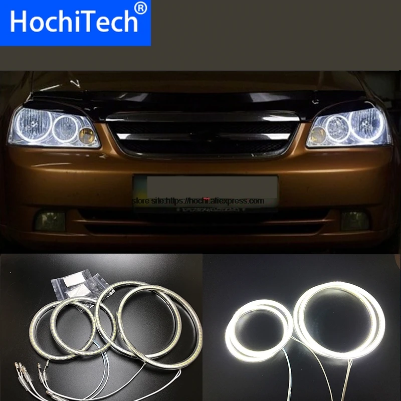 HochiTech для Chevrolet Lacetti Optra Nubira 2002-2008 ультра яркий SMD белый светодиодный ангельские