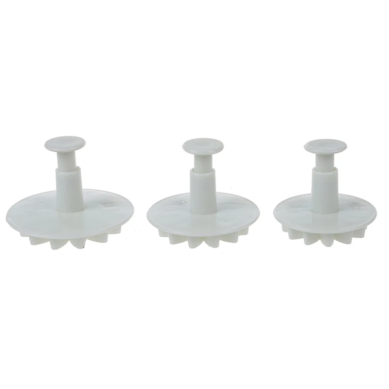 Зазубренные подсолнечника герберы и резец в форме маргаритки плунжера