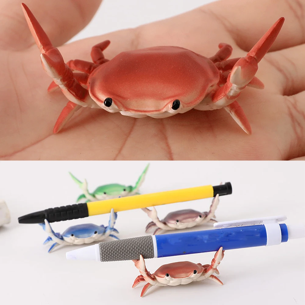 

Держатель для ручек Настольный органайзер износостойкий 3D устойчивый симпатичный Краб канцелярские принадлежности тяжелой атлетики поли...