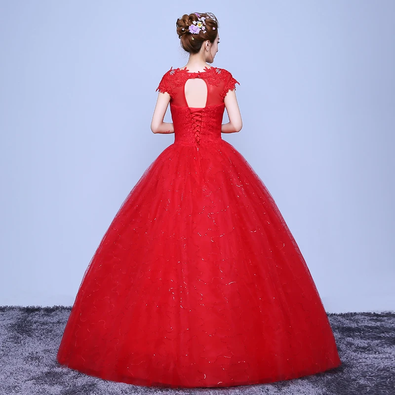 Новая мода простое белое красное платье с v образным вырезом Vestidos De Novia 2020