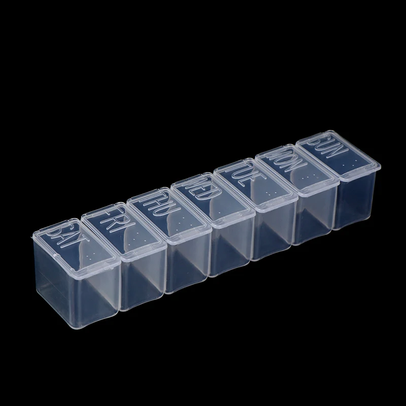 7 дней для слепых надписи нежный таблетки коробка хранения медикаментов