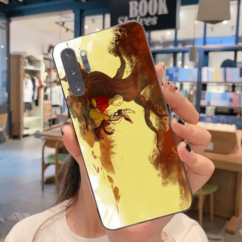 YJZFDYRM Аватар Последний Воздушный мягкий черный чехол для телефона Samsung Note 7 8 9 10 Lite