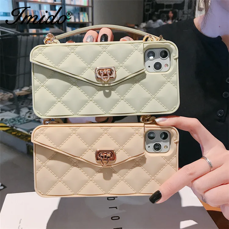 Модный чехол для телефона с длинным ремешком и цепочкой IPhone 11 Pro XS MAX XR 6S 7 8 Plus